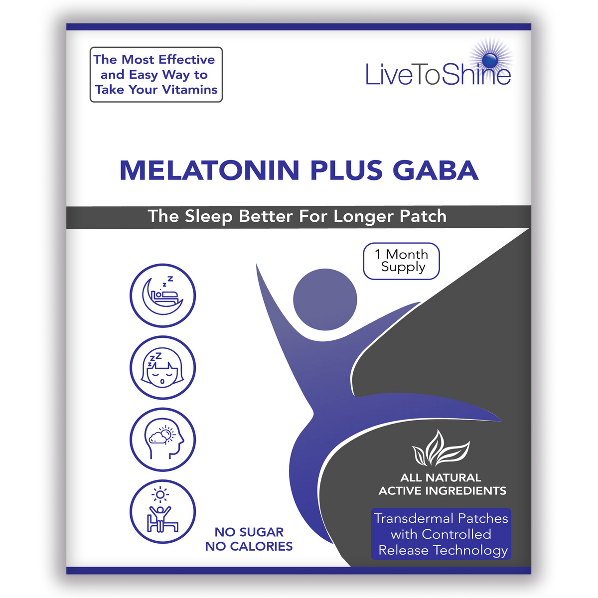 Melatonin & GABA Natural Sleep Aid Patch