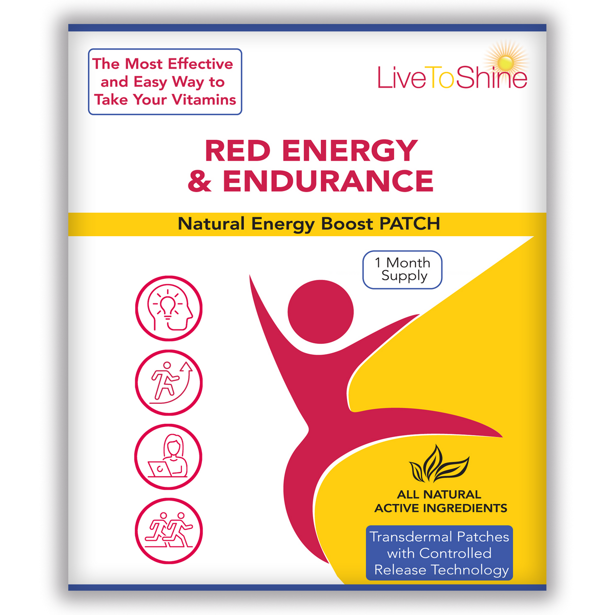 Red Energy & Endurance Patch