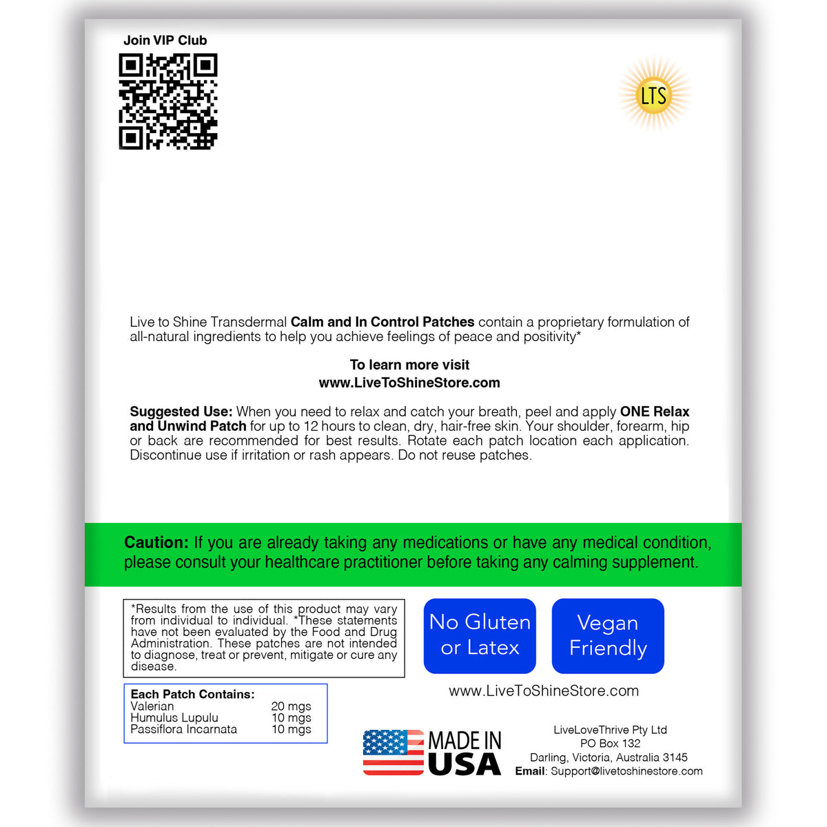 Relax and Unwind Patch